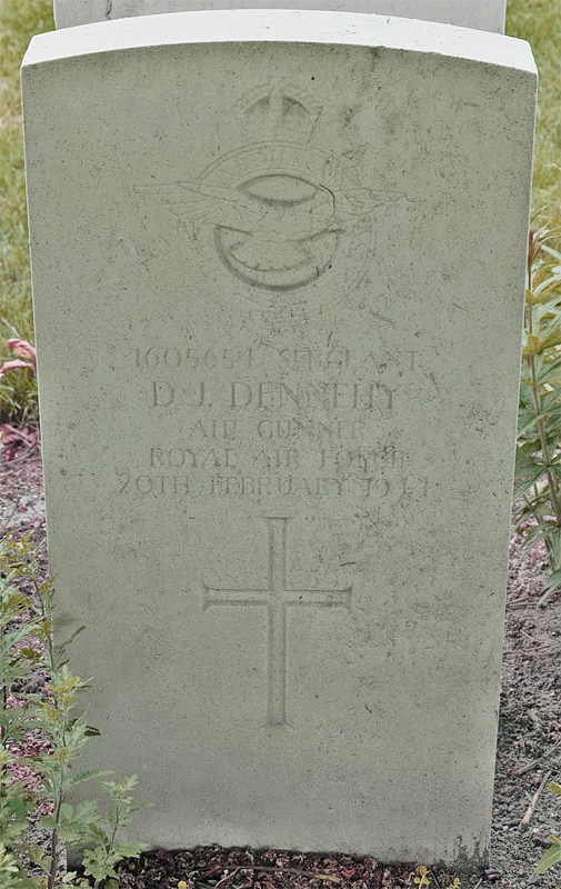 Sgt Desmond John Dennehy<br/><br /><br />died February 20th, 1944